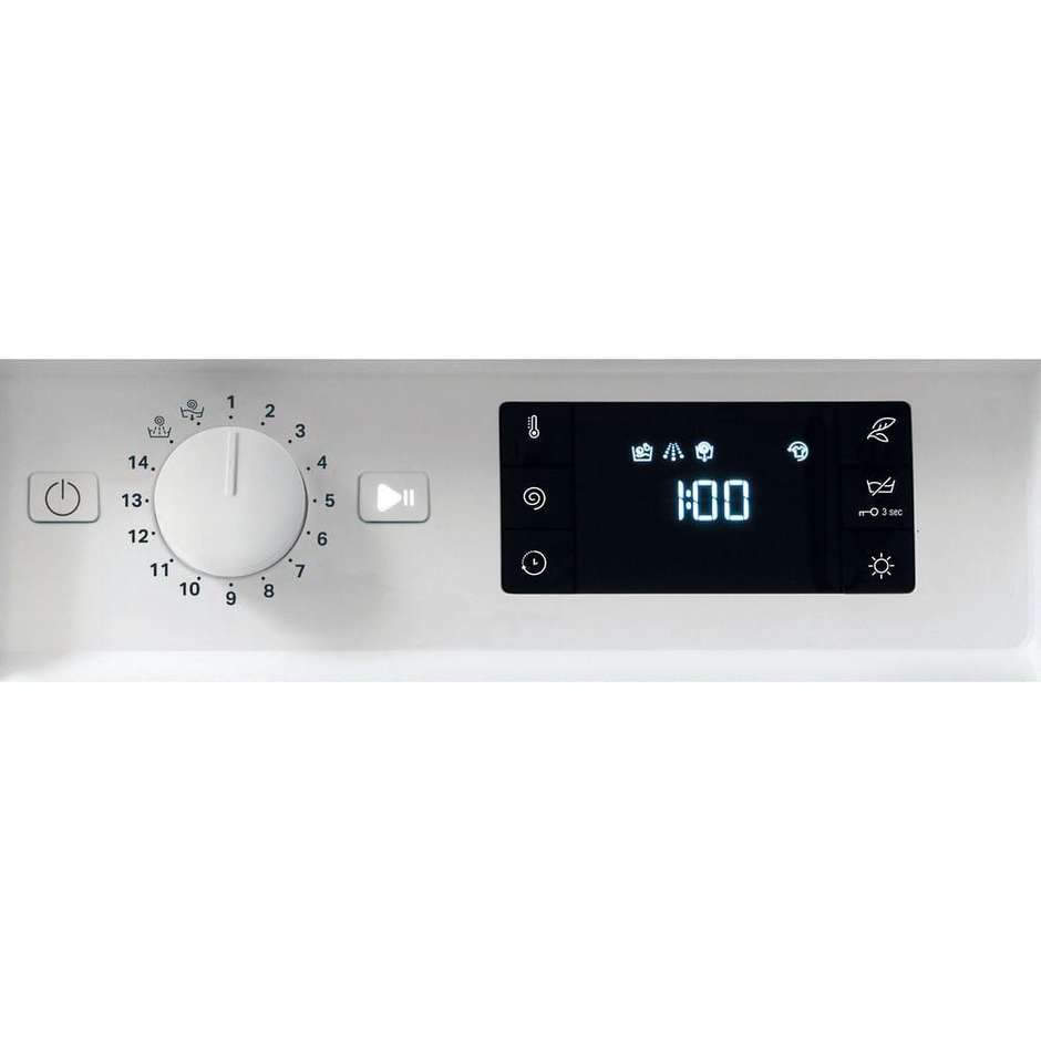 Hotpoint/Ariston BIWDHG861485 Lavasciuga 8+6 kg 1351 Giri/min Classe E Inox / Silver