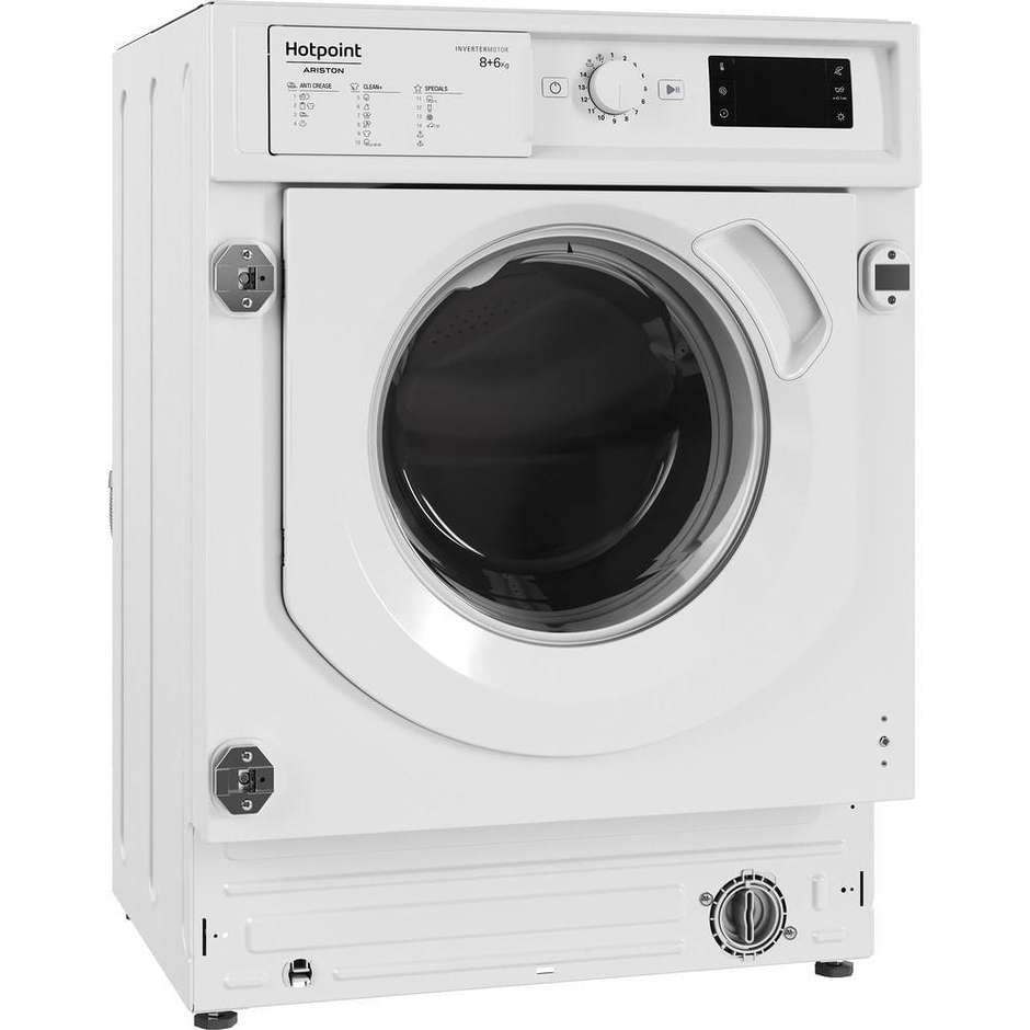 HOTPOINT/ARISTON BIWDHG861485 Lavasciuga Carica Frontale 8/6 kg 1351 Giri/min Motore Inverter Vapore Classe B Non applicabile