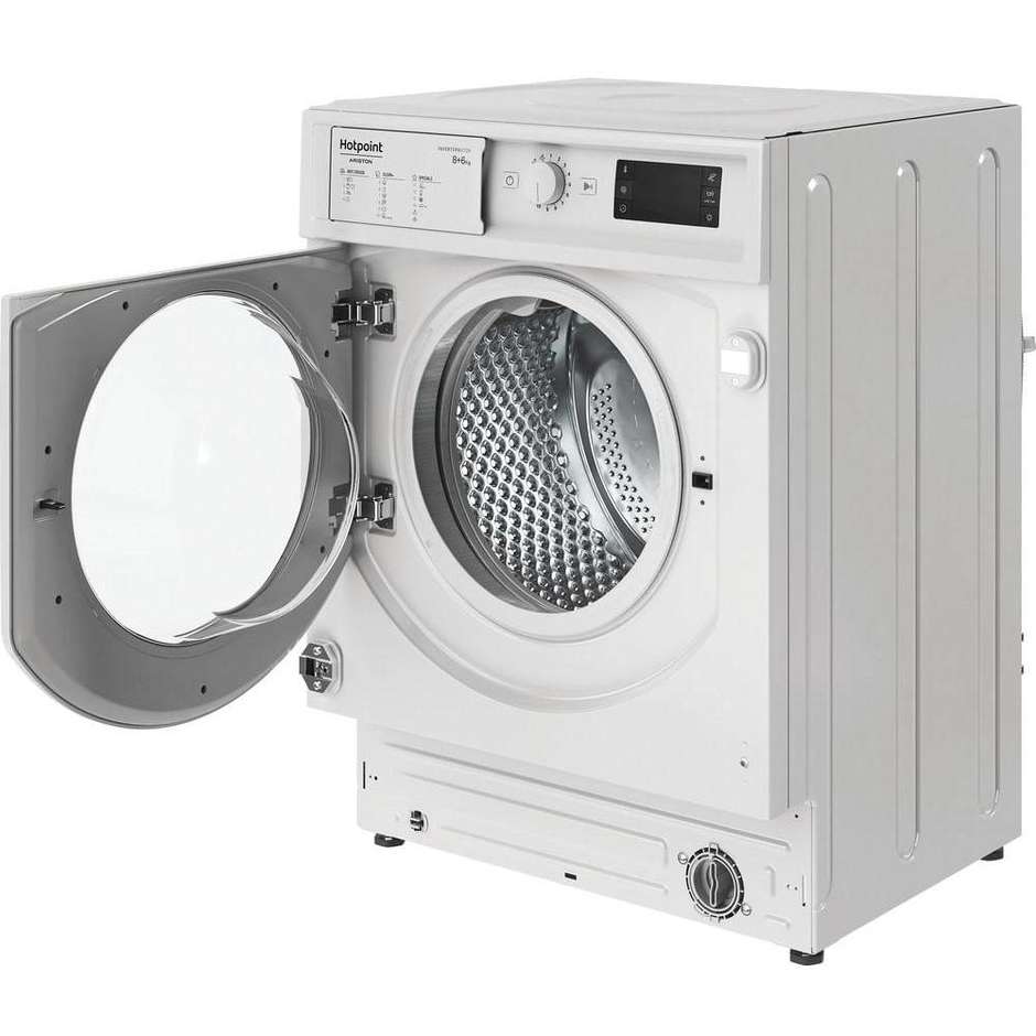 Hotpoint/ARISTON BIWDHG861485 Lavasciuga da incasso Carica frontale Capacita 8+ 6 Kg 1400 Giri/min Classe D Colore Bianco