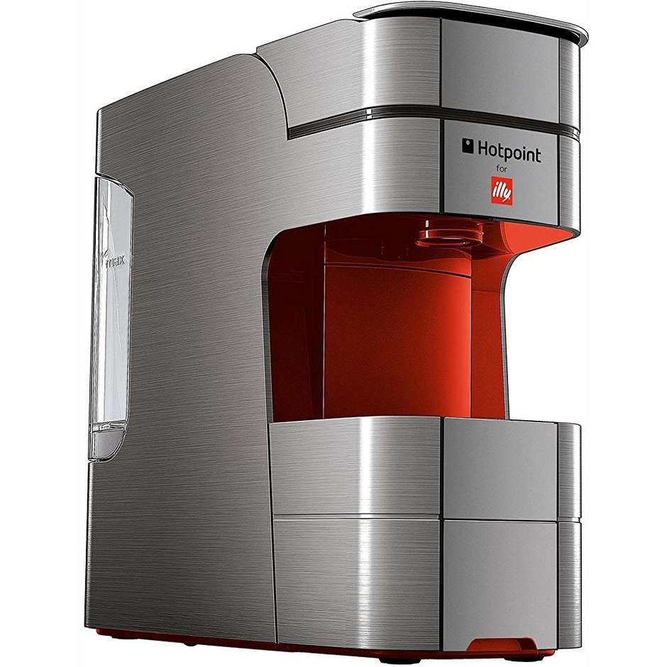 Hotpoint/Ariston CM-HPC GB0 H Macchina del caffè a capsule Potenza 1250 W 19 Bar colore Rosso,Grigio