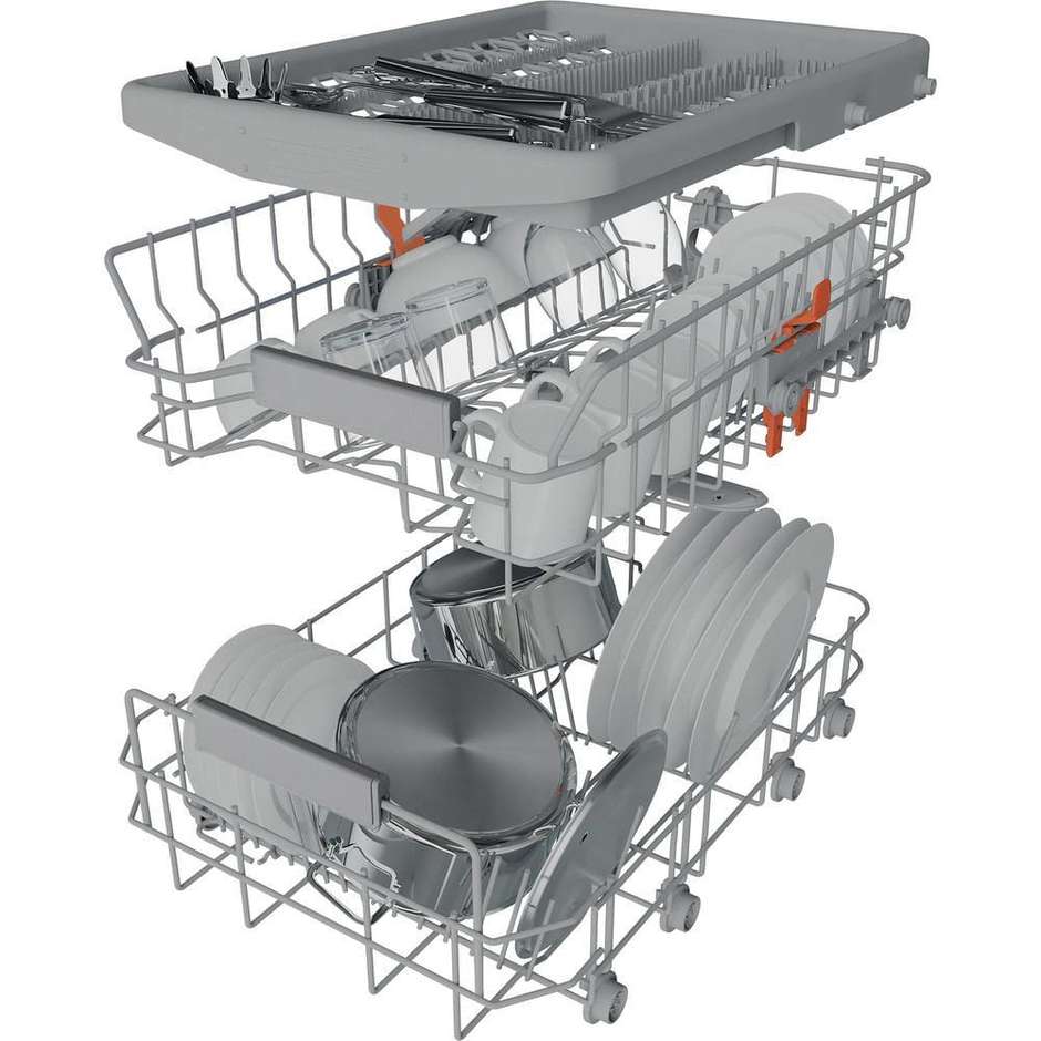 Hotpoint Ariston HA4ID11CS80 Lavastoviglie a Scomparsa Totale 60 cm 14 Coperti ActiveDry Motore Inverter Classe C