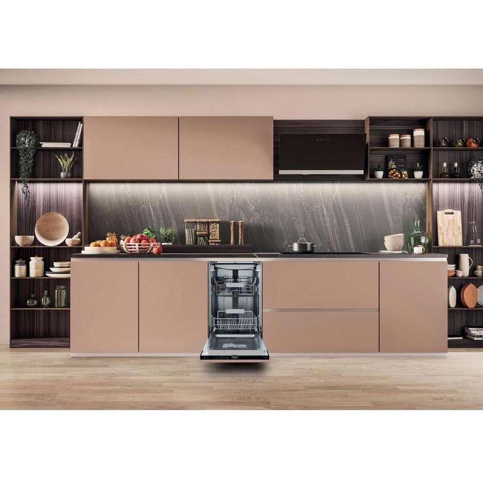 HOTPOINT/ARISTON HA4ID11CS80 Lavastoviglie da Incasso a Scomparsa Totale 60 cm Standard 11 Coperti 5 Programmi Classe D 46 dB Cestelli Modulari