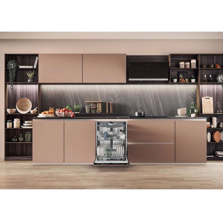 HOTPOINT/ARISTON HA6IB16B2M6L0 Lavastoviglie da Incasso a Scomparsa Totale 60 cm Standard 16 Coperti 10 Programmi Classe B 38 dB Cestelli Modulari