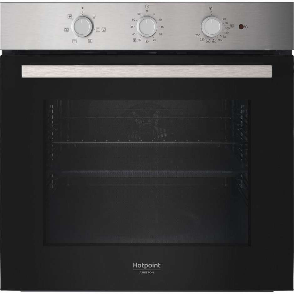 Hotpoint Ariston HAO 235H X Forno Elettrico da Incasso 71 Litri Multifunzione Grill Idrolitico Classe A Inox