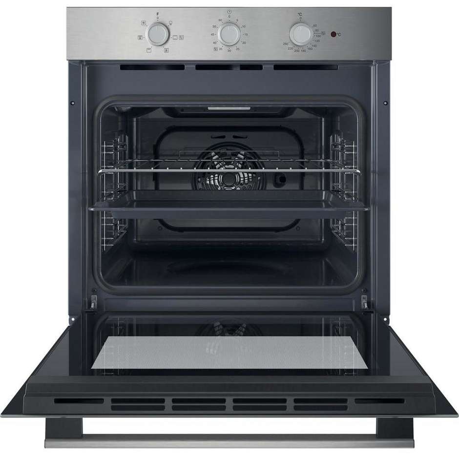 Hotpoint Ariston HAO 235H X Forno Elettrico da Incasso 71 Litri Multifunzione Grill Idrolitico Classe A Inox