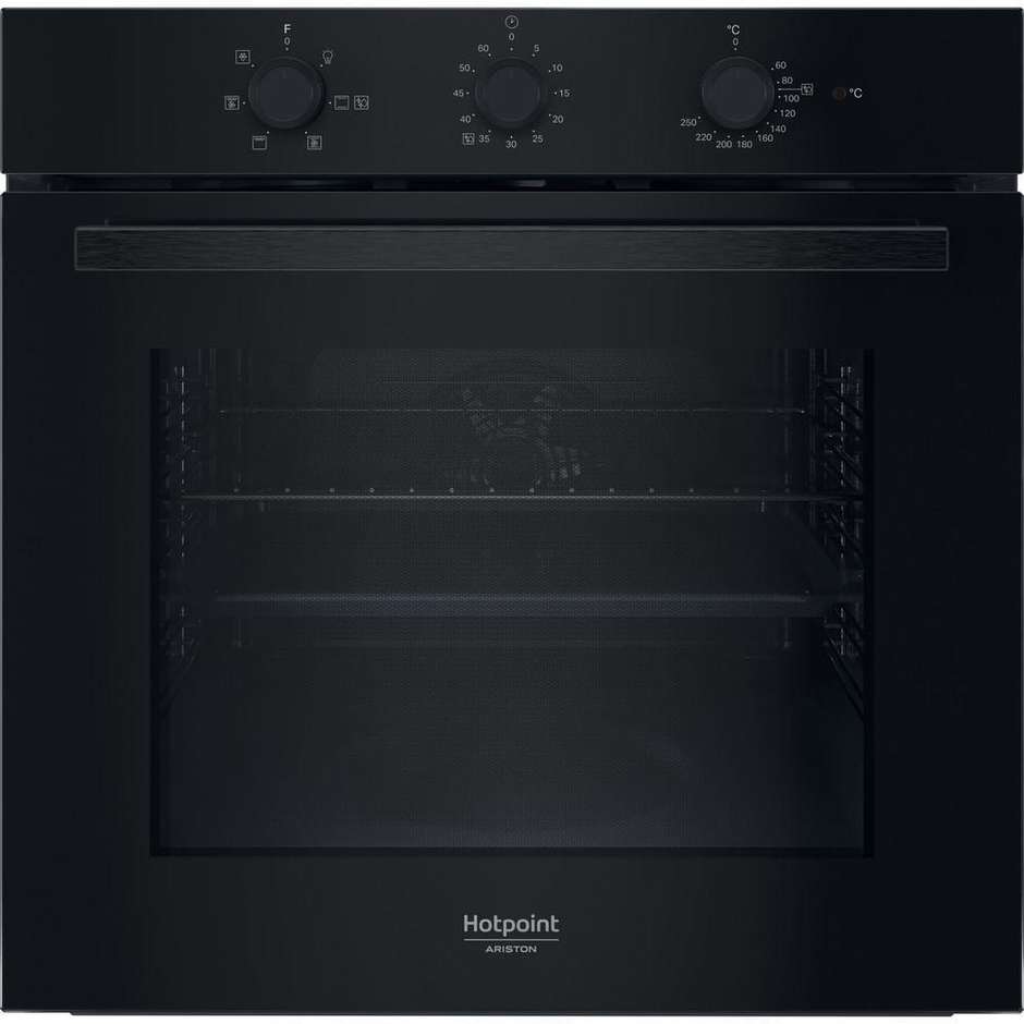 Hotpoint Ariston HAO 435H B Forno da Incasso 71L Ventilato Idrolitico Nero