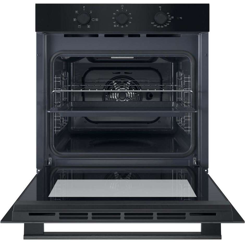 Hotpoint Ariston HAO 435H B Forno da Incasso 71L Ventilato Idrolitico Nero