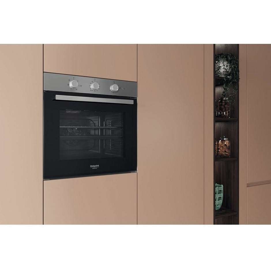 Hotpoint Ariston HAO235HX Forno da incasso Capacita 66 Lt Classe A Colore Nero, Acciaio inox