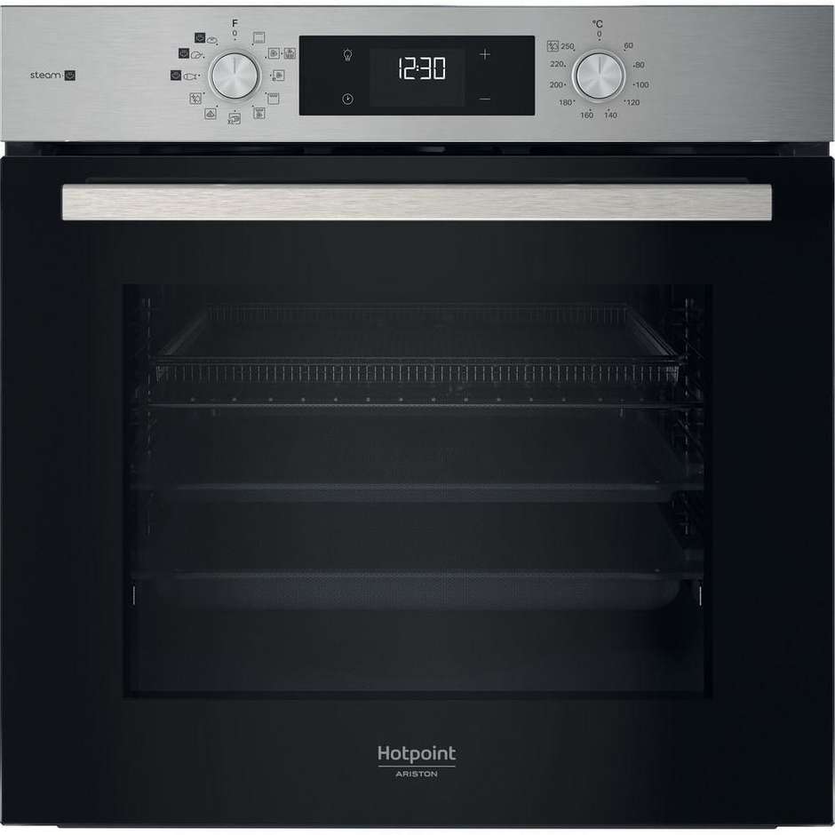 Hotpoint Ariston HAO258HSU1FX Forno da incasso Capacita 71 Lt Classe A Colore Nero, Acciaio inox