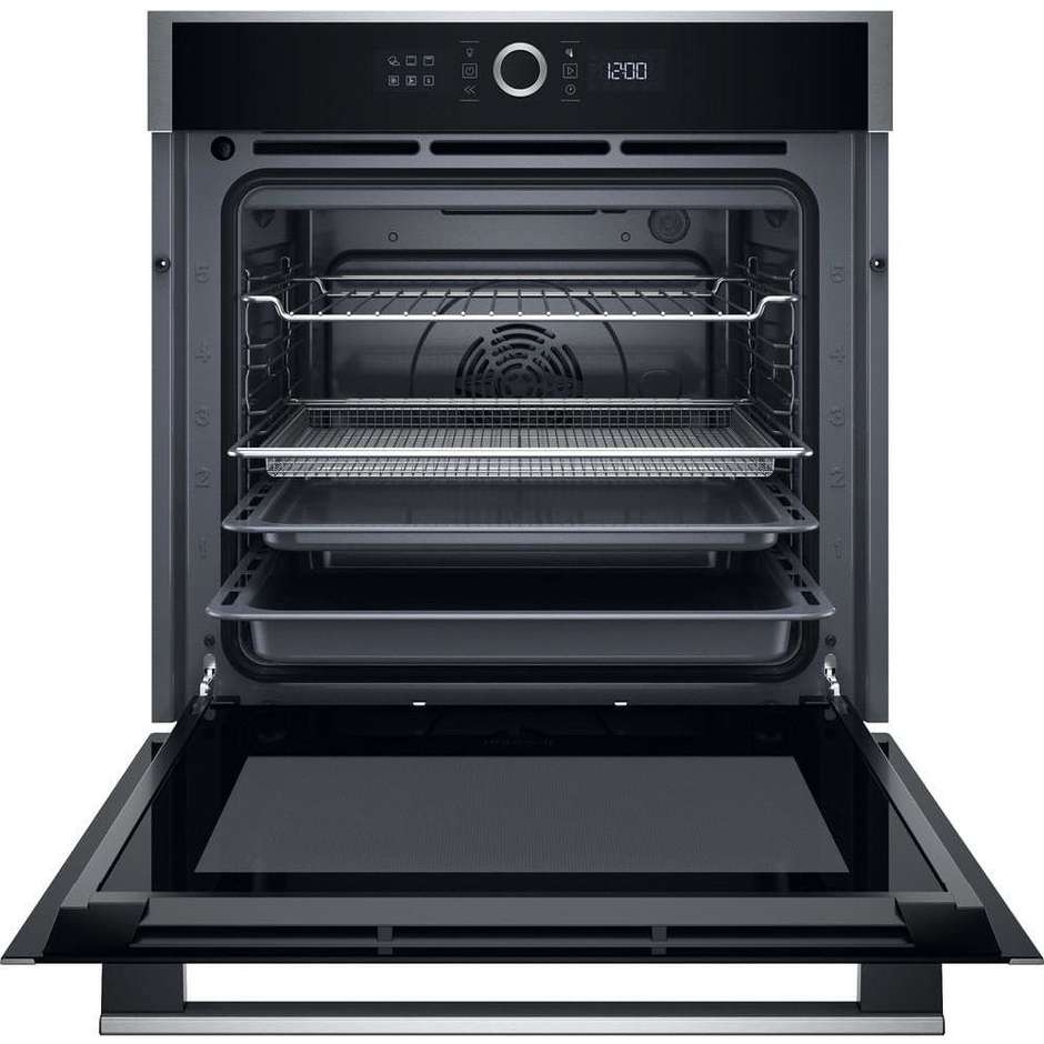 Hotpoint Ariston HAOI4S8HM0XA Forno da incasso Capacita 73 Lt Classe A+ Colore Nero, Acciaio inox