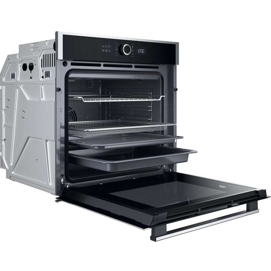 Hotpoint Ariston HAOI4S8HM0XA Forno da incasso Capacita 73 Lt Classe A+ Colore Nero, Acciaio inox