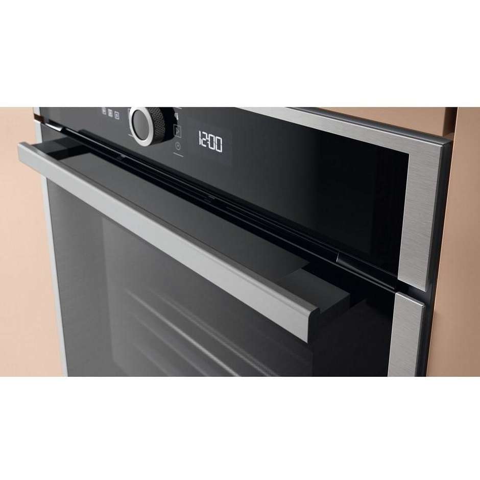 Hotpoint Ariston HAOI4S8HM0XA Forno da incasso Capacita 73 Lt Classe A+ Colore Nero, Acciaio inox