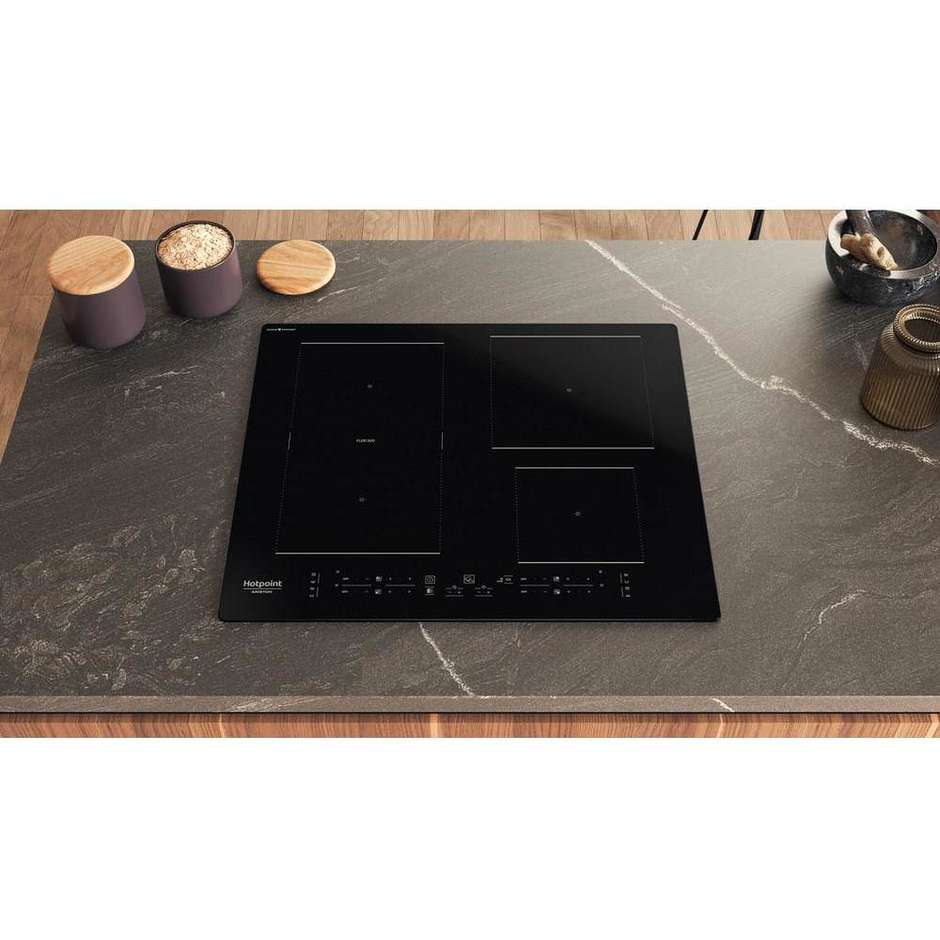 Hotpoint Ariston HB 4860C CPNE piano a induzione 4 zone, nero
