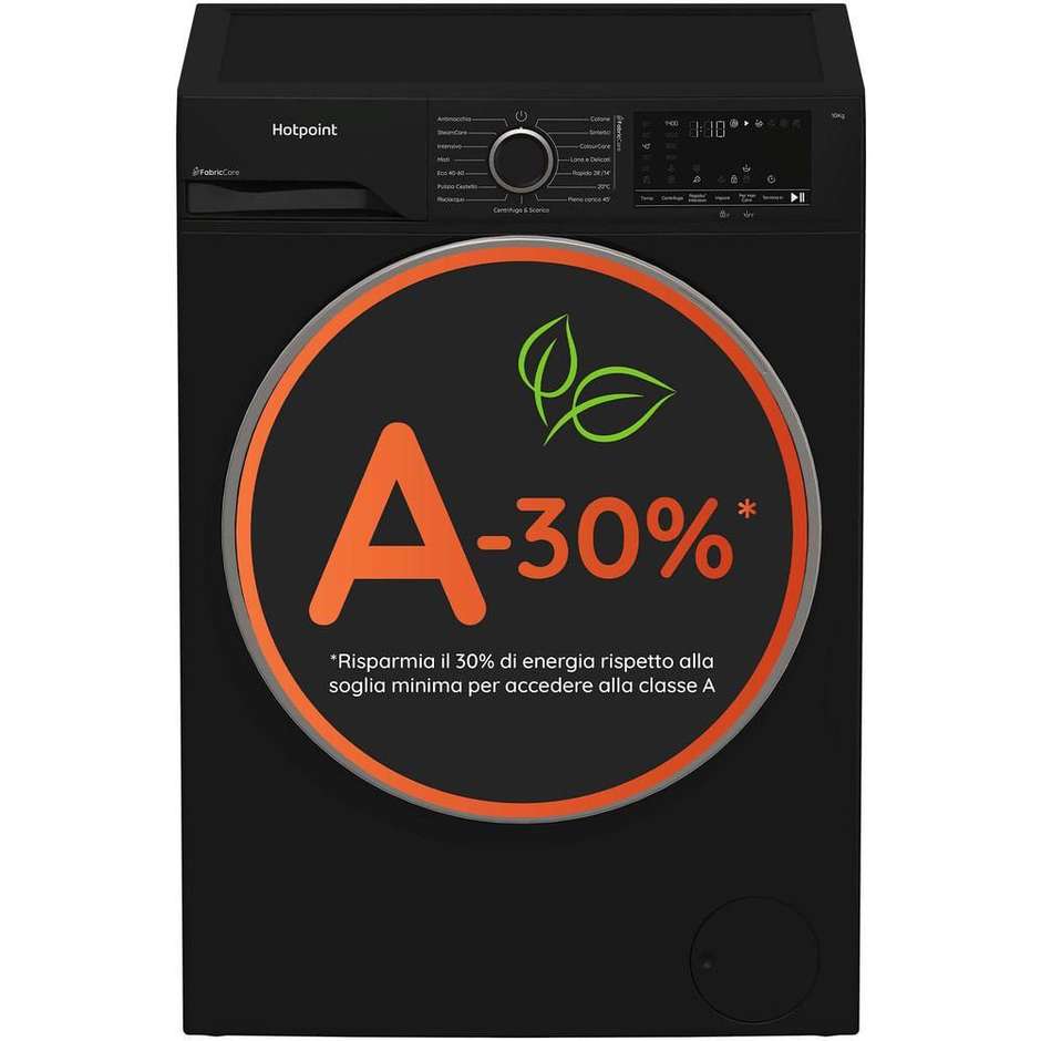 Hotpoint/Ariston HB103BCAREIT Lavasciuga 10+5 kg 1400 Giri/min Classe A Nero