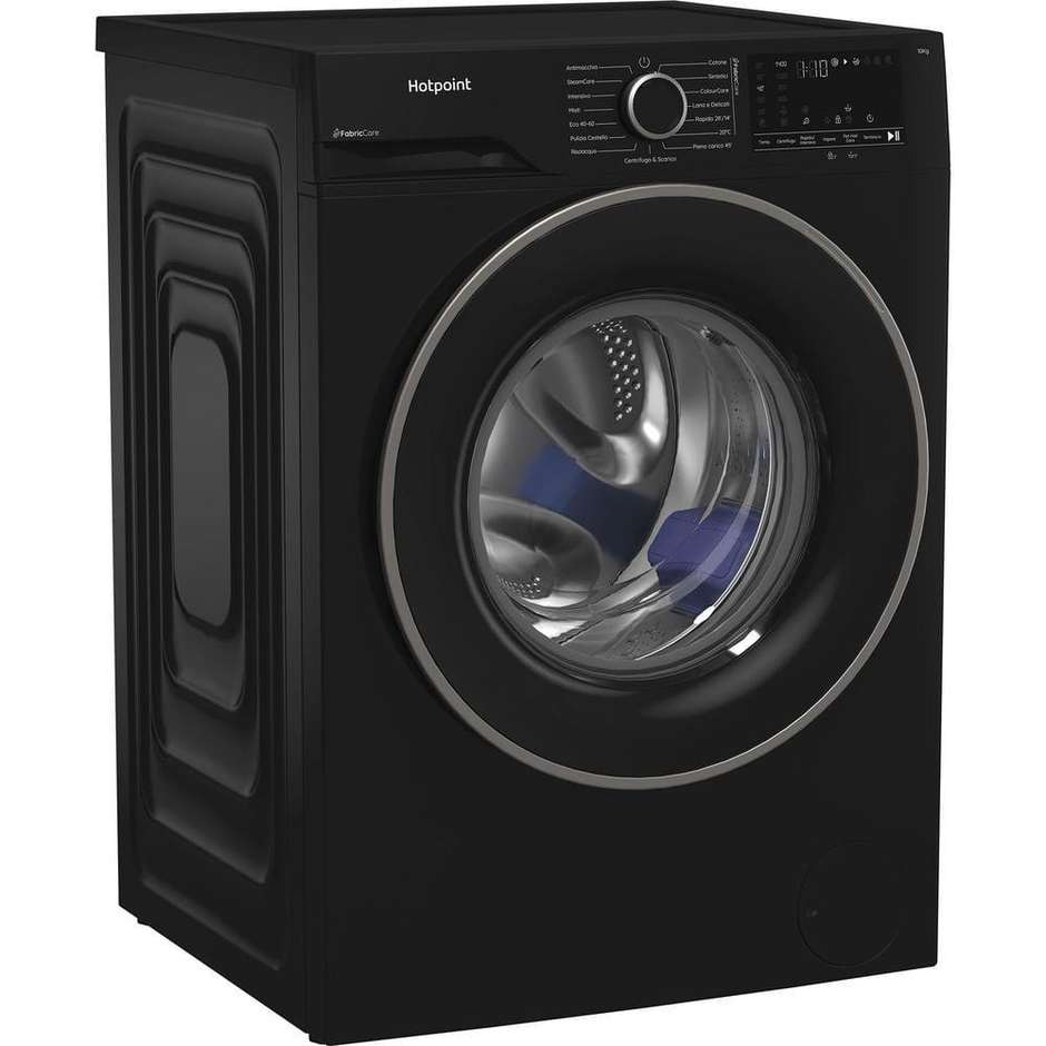 Hotpoint Ariston HB103BCAREIT Lavatrice Carica Frontale Capacita 10 Kg 1400 Giri/min Classe A Colore Nero