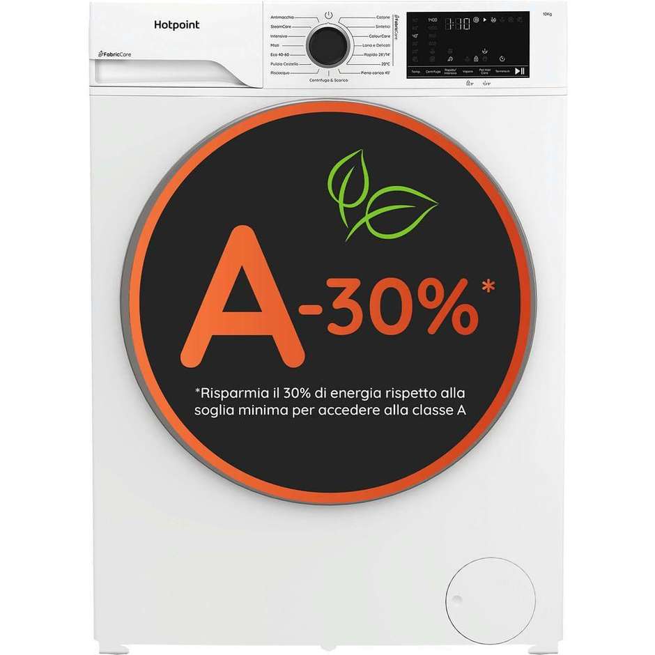 Hotpoint Ariston HB103CAREIT Capacita 10 Kg Classe A 1400 Giri/min Classe A Colore Bianco