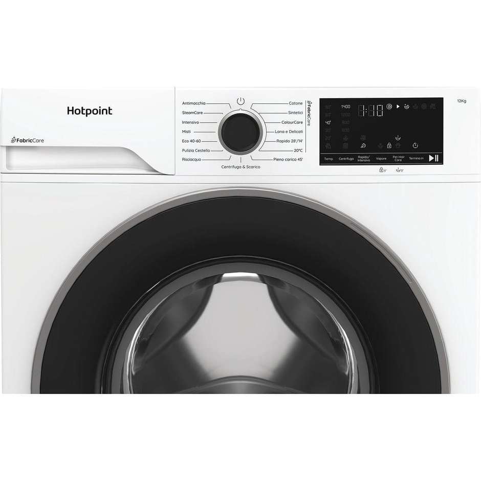 HOTPOINT/ARISTON HB123CAREIT Lavatrice Carica frontale 60 cm 12 kg 1300 Giri/min Motore Inverter Vapore Classe A