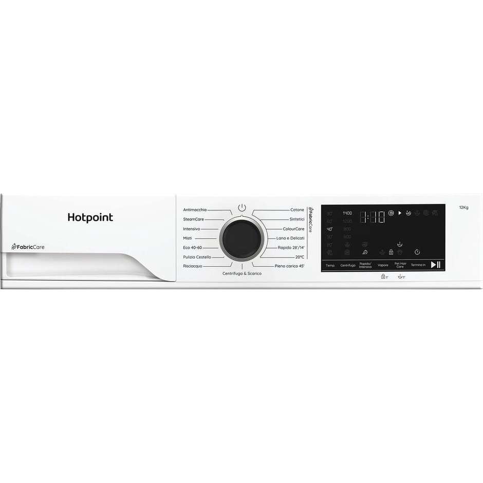 HOTPOINT/ARISTON HB123CAREIT Lavatrice Carica frontale 60 cm 12 kg 1300 Giri/min Motore Inverter Vapore Classe A