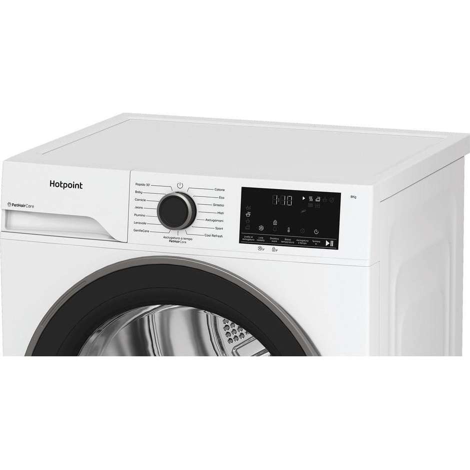 Hotpoint Ariston HPT83DBSIT Asciugatrice Carica Frontale a pompa di calore Capacita 8 Kg Colore Bianco
