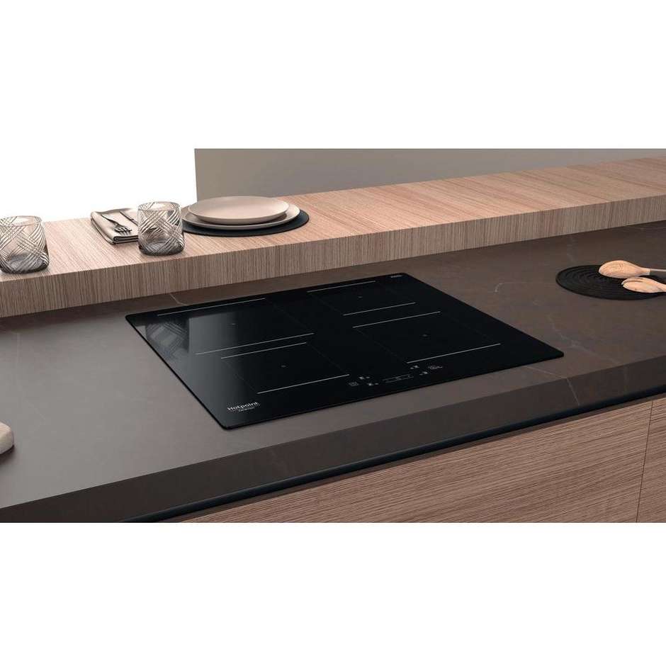 HOTPOINT/ARISTON HQ 5660S NE Piano Cottura a Induzione 60 cm 4 Zone Touch Control Nero