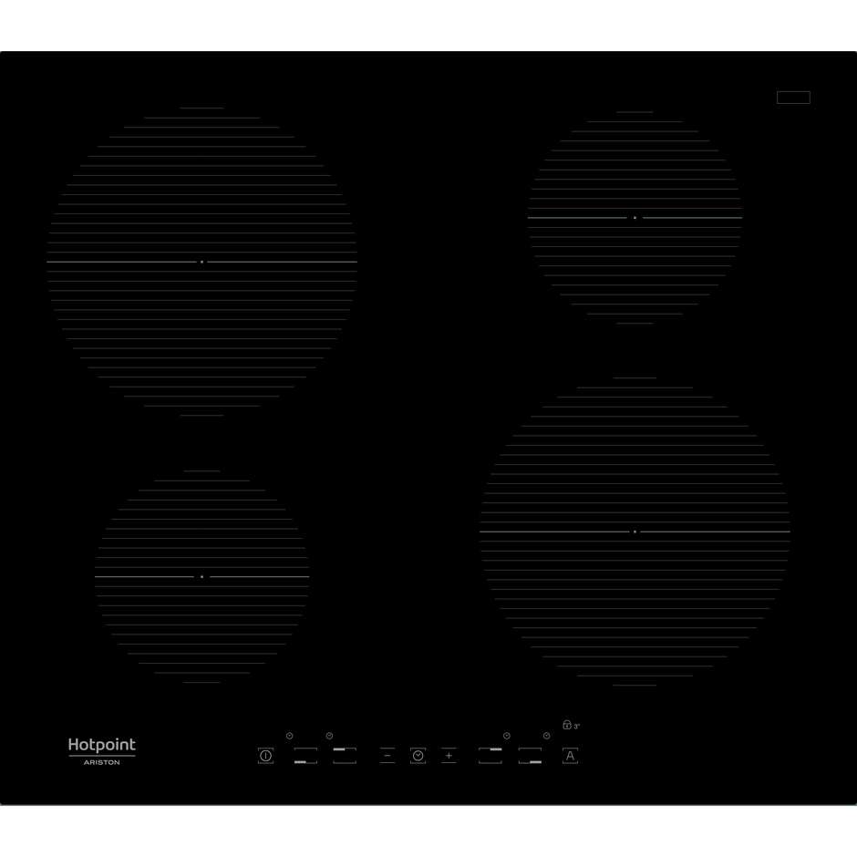 Hotpoint/Ariston IKIA 640 F piano cottura a induzione 60 cm 4 zone cottura colore nero