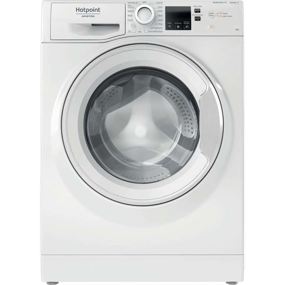 Hotpoint Ariston Lavatrice Carica Frontale Capacità 9 Kg 1400 Giri/min Classe A Colore Bianco