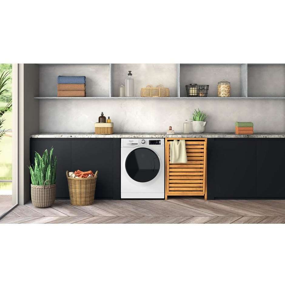 HOTPOINT/ARISTON NBT 1048 WD A IT Lavatrice Carica frontale 60 cm 10 kg 1400 Giri/min Motore Inverter Vapore Classe A