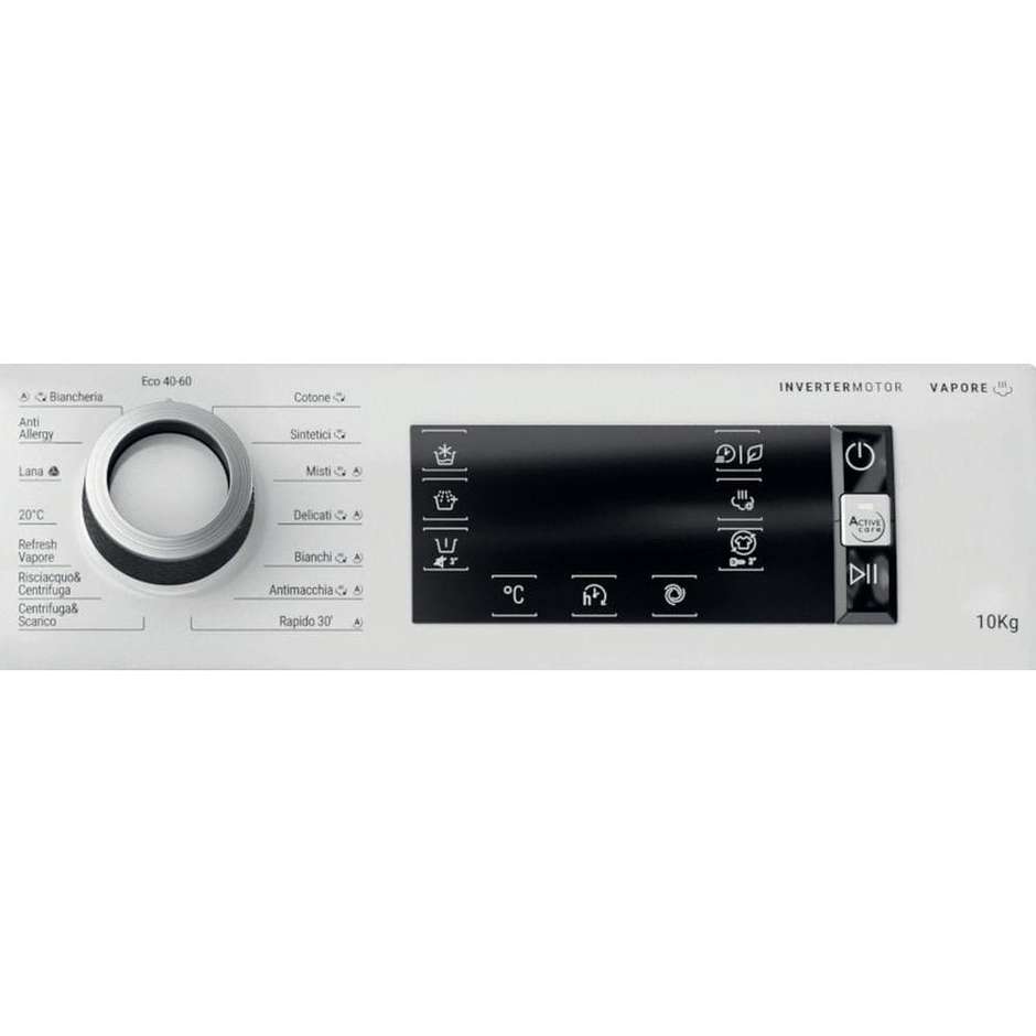 HOTPOINT/ARISTON NBT 1048 WD A IT Lavatrice Carica frontale 60 cm 10 kg 1400 Giri/min Motore Inverter Vapore Classe A