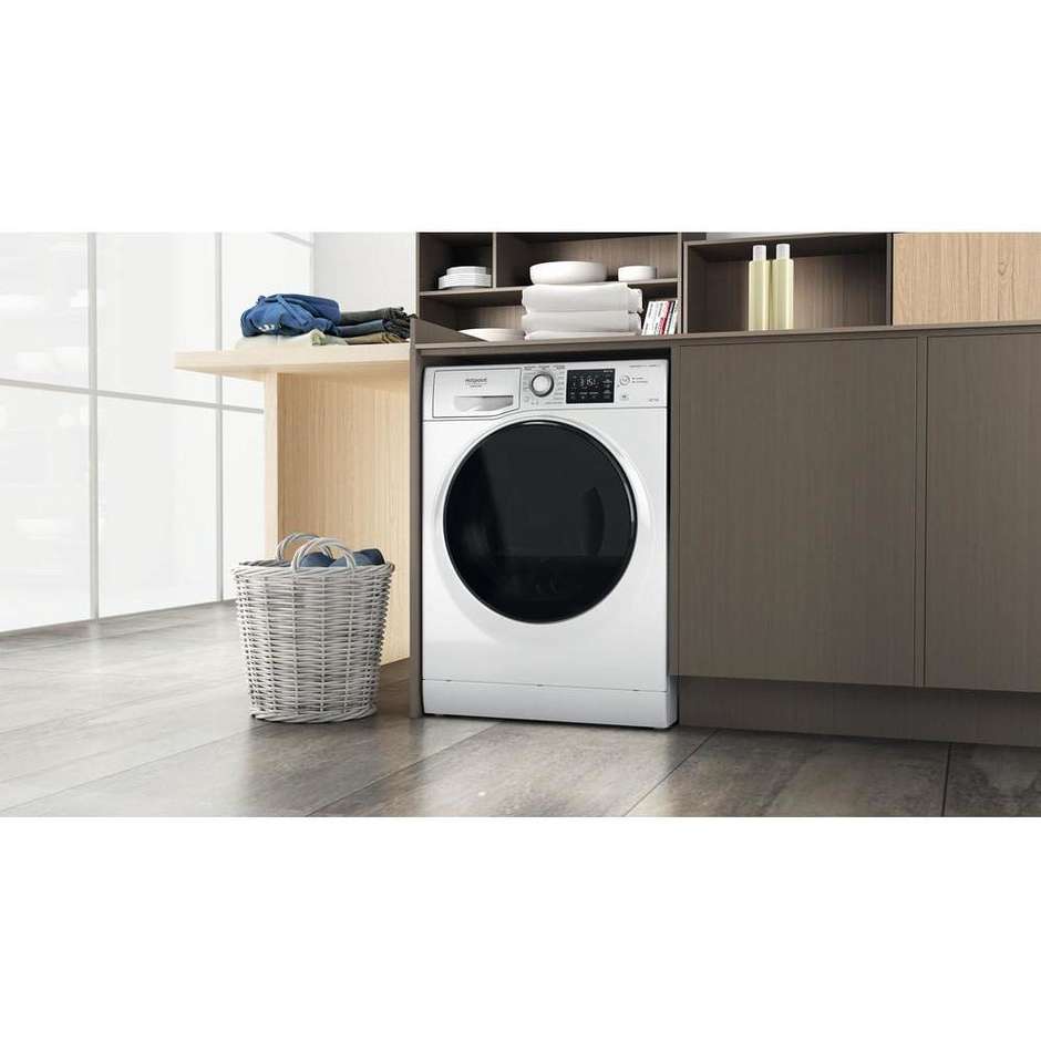 Hotpoint Ariston NDB9636DAIT Lavasciuga a libera installazione Carica frontale Capacita 9 Kg + 6 Kg 1400 Giri/min Classe D Colore Bianco