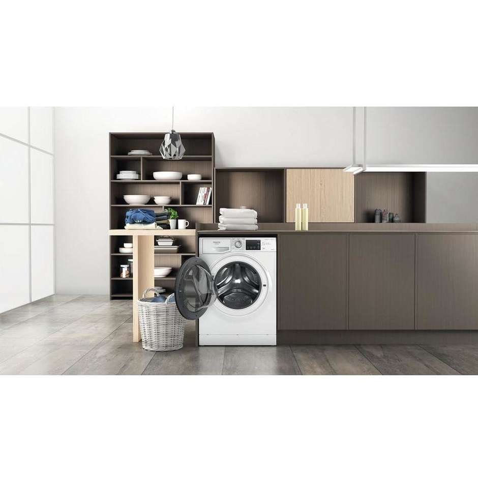 Hotpoint Ariston NDB9636DAIT Lavasciuga a libera installazione Carica frontale Capacita 9 Kg + 6 Kg 1400 Giri/min Classe D Colore Bianco