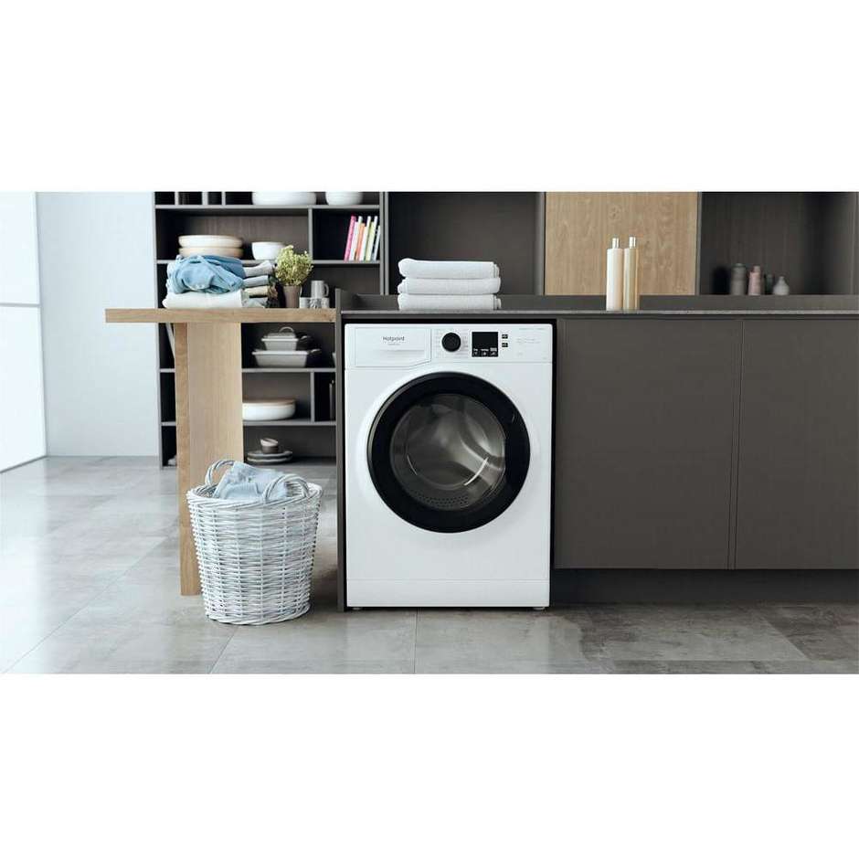 Hotpoint/Ariston NF1046WK IT Lavasciuga 10+5 kg 1400 Giri/min Classe A Nero
