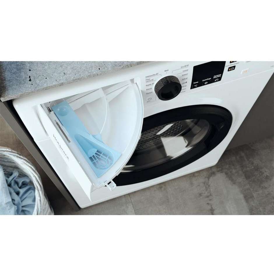 Hotpoint/Ariston NF1046WK IT Lavasciuga 10+5 kg 1400 Giri/min Classe A Nero