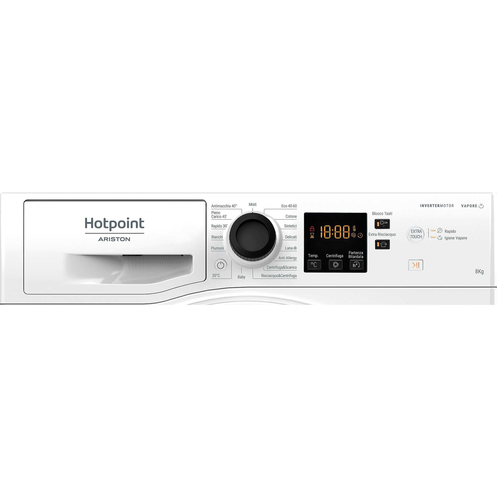 Hotpoint/Ariston NF823WKITN Lavatrice a carica frontale Capacità 8 Kg 1200  giri/min Classe A+++ colore bianco - Lavatrici/Lavasciuga Lavatrice carica  frontale - ClickForShop