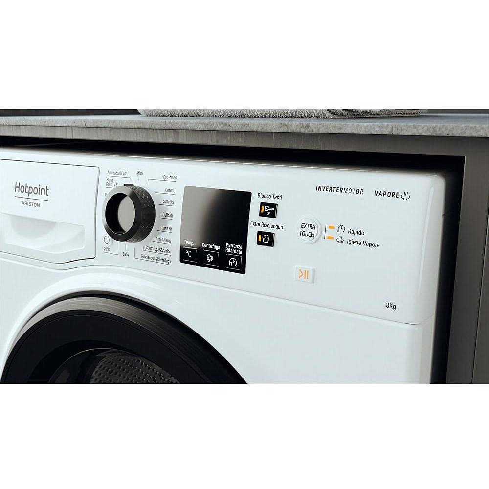 Sportello Completo Con Vetro E Maniglia Per Lavatrice Hotpoint, Colore Bianco – Ricambio Sparefixd Compatibile Con Numerosi Modelli (C00507930)