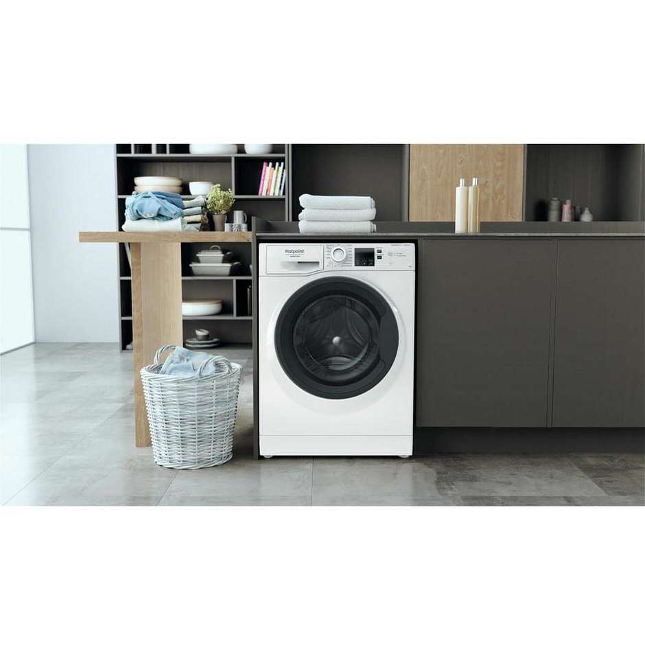 Hotpoint Ariston NF96WKIT Lavatrice Carica Frontale Capacita 9 Kg 1400 Giri/min Classe A Colore Bianco