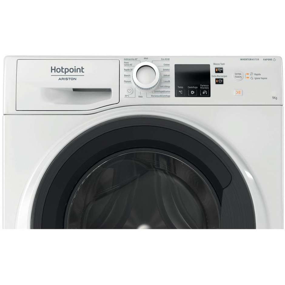 Hotpoint Ariston NF96WKIT Lavatrice Carica Frontale Capacita 9 Kg 1400 Giri/min Classe A Colore Bianco