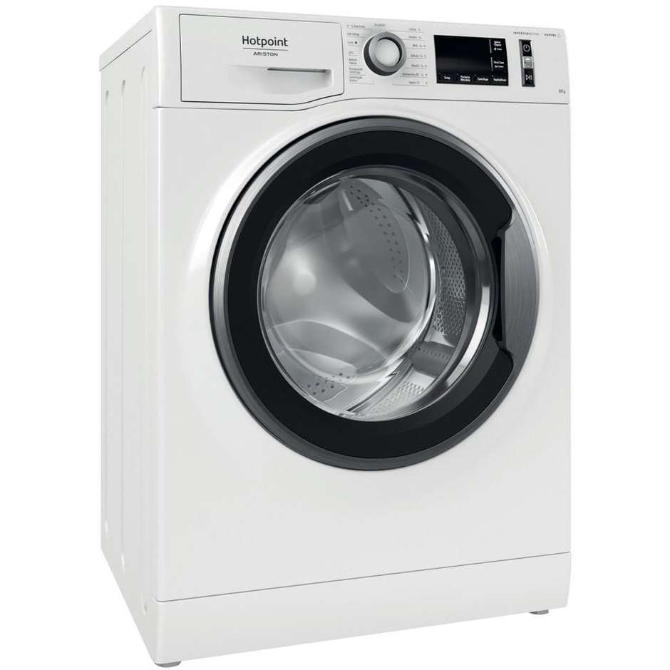 Hotpoint Ariston NR748GWSAIT Lavatrice Carica frontale Capacita 8 Kg 1400 Giri/min Classe A Colore Bianco