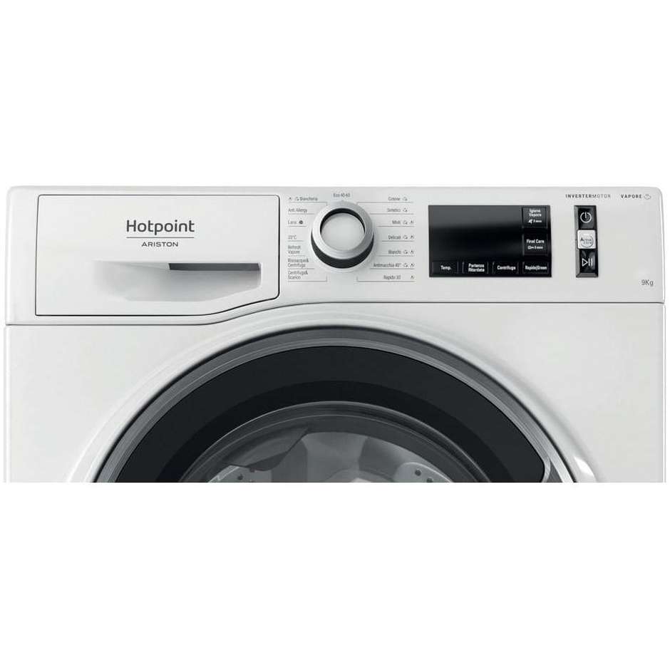 Hotpoint Ariston NR849GWSAIT Lavatrice Carica Frontale Capacita 9 Kg 1400 Giri/min Classe A Colore Bianco