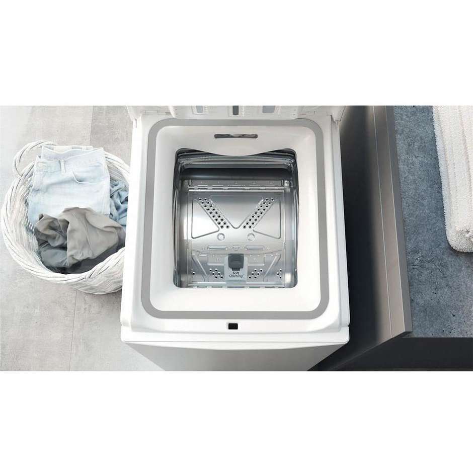 Hotpoint Ariston WMTG625BSIT/1 Lavatrice Carica dall'alto Capacita 6 Kg Classe B Colore Bianco