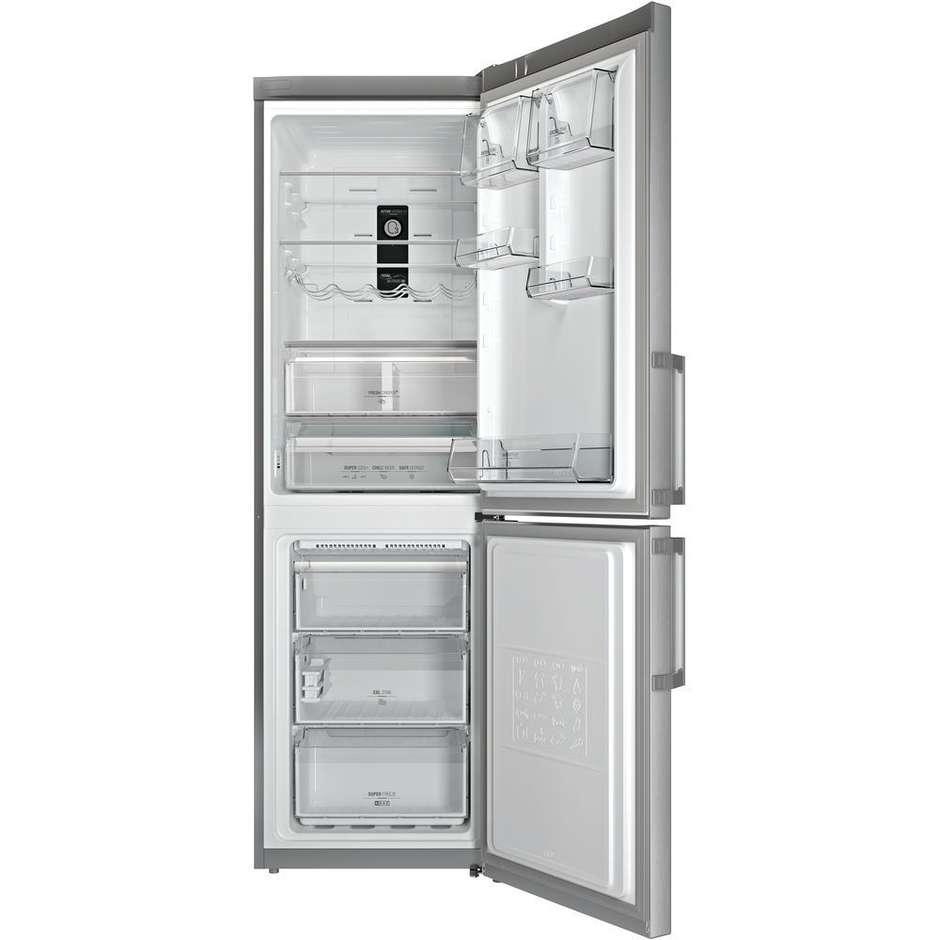 Hotpoint/Ariston XH8 T2Z XOZH frigorifero combinato 338 litri classe A++ Total No Frost colore inox