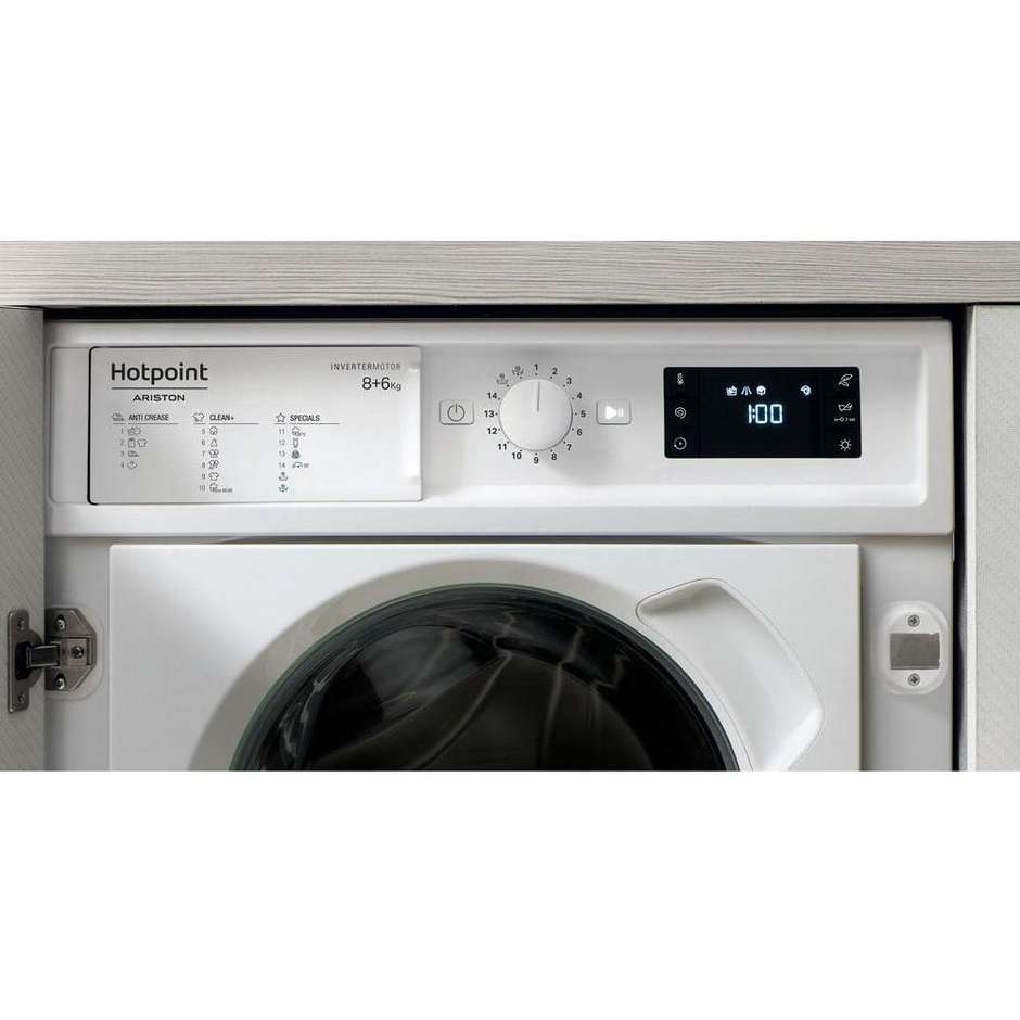 Hotpoint BI WDHG 861485 EU Lavasciuga da incasso 8/6 kg classe B/D