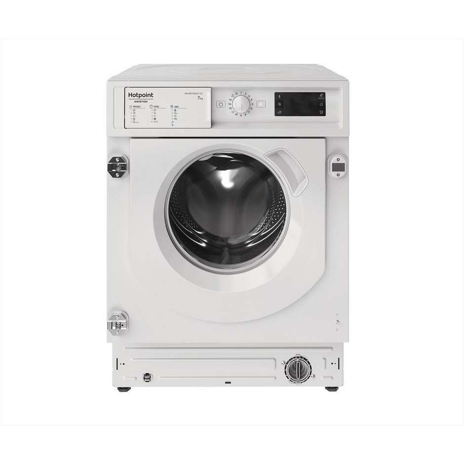 Hotpoint BIWMHG7148 Lavatrice da Incasso Caricamento Frontale 7 kg 1400 Giri/min Motore Inverter