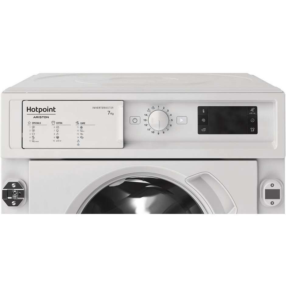 Hotpoint BIWMHG7148 Lavatrice da Incasso Caricamento Frontale 7 kg 1400 Giri/min Motore Inverter