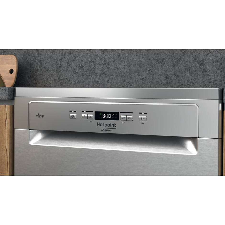 Hotpoint HA4FFB14BX Lavastoviglie 14 Coperti Classe B Inox 44 dB