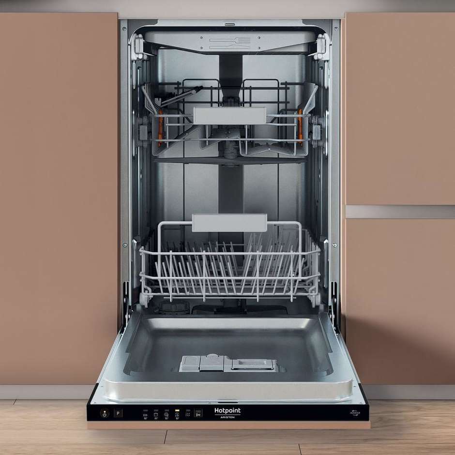 Hotpoint HA4ID11CS80 lavastoviglie a scomparsa totale da 45 cm, 11 coperti, classe D