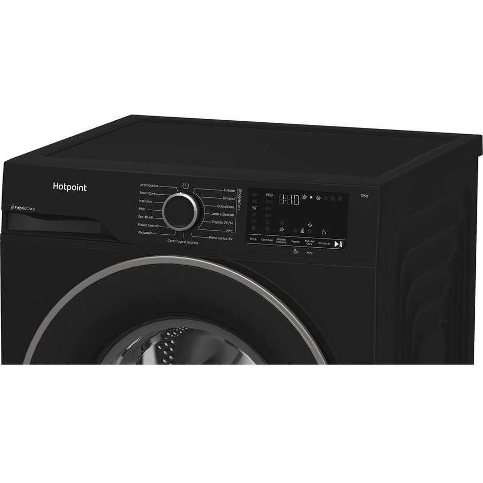Hotpoint HB 103B CARE IT lavatrice 10 kg, 1400 giri/min, Inverter, nera