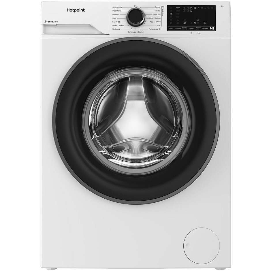Hotpoint HB 83 CARE IT Lavatrice Frontale 8 kg 1400 Giri/min Classe A Bianco