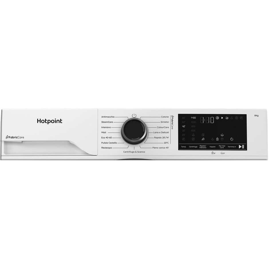 Hotpoint HB 83 CARE IT Lavatrice Frontale 8 kg 1400 Giri/min Classe A Bianco
