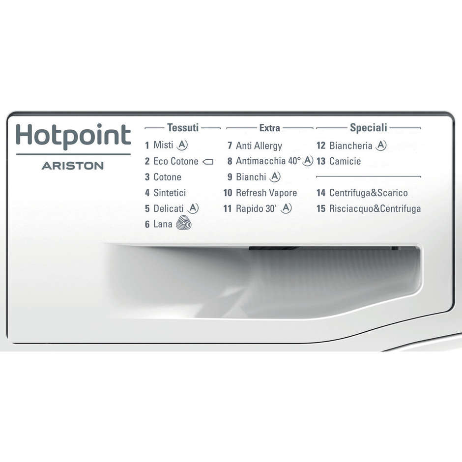 Hotpoint NR649GWSA IT Lavatrice carica frontale 9 Kg 1400 giri classe A+++-30% colore bianco