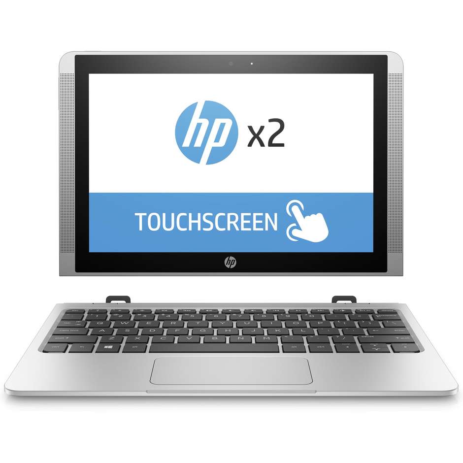 HP 10-P040NL Notebook 10.1" Touch Screen Intel Atom Ram 4 GB Memoria 128 GB Windows 10 Home colore Grigio